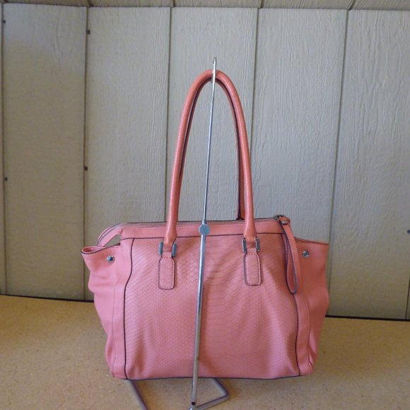 GUESS Tough Luv  Faux Leather Satchel- - Picture 4 of 15